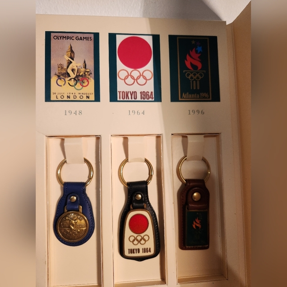 Coach Rare 1996 Olympic Games Commemorative Key Fob Collection - Picture 3 of 12